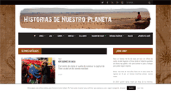 Desktop Screenshot of historiasdenuestroplaneta.com